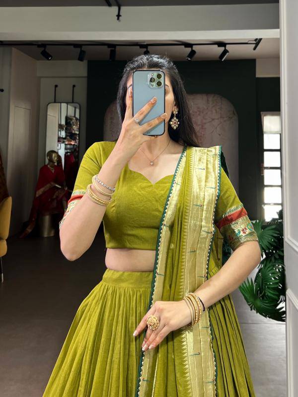 SHRAVANI Chanderi MND Traditional lehenga choli wholesale